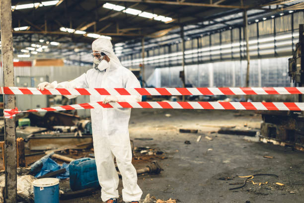 Professional Infectious Disease Decontamination technician working in Brandywine, MD